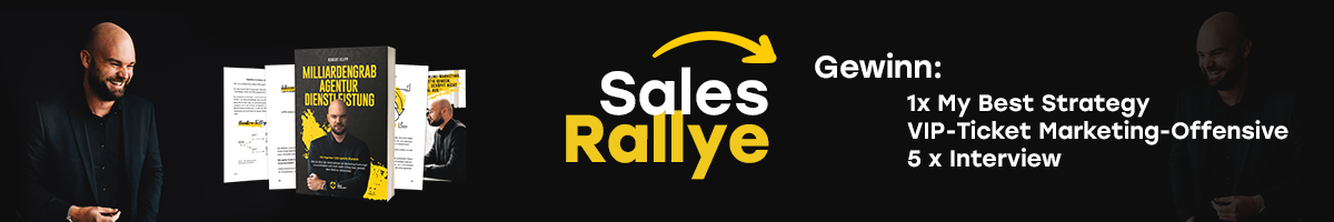 Sales-Rallye "Millardengrab Agenturleistung"